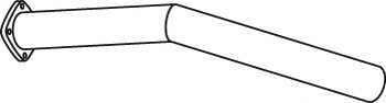 DINEX 44629 Exhaust Pipe